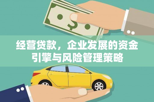 漯河经营贷款，企业发展的资金引擎与风险管理策略