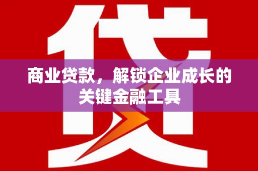 漯河商业贷款，解锁企业成长的关键金融工具