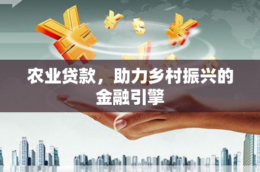 漯河农业贷款，助力乡村振兴的金融引擎