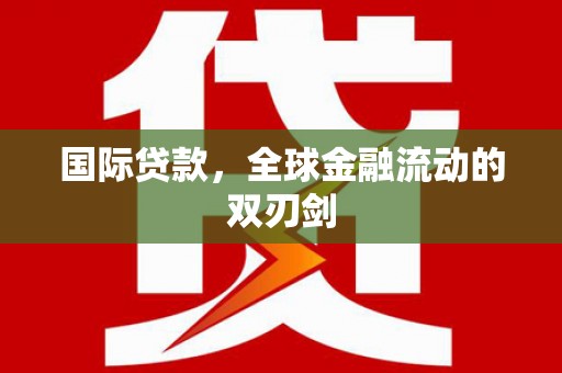 漯河国际贷款，全球金融流动的双刃剑