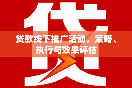 漯河贷款线下推广活动，策略、执行与效果评估
