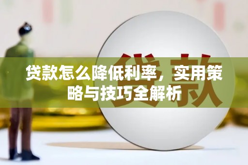 漯河贷款怎么降低利率，实用策略与技巧全解析