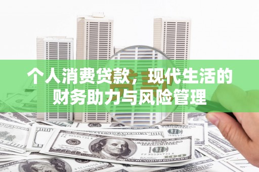 漯河个人消费贷款，现代生活的财务助力与风险管理