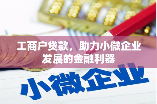 漯河工商户贷款，助力小微企业发展的金融利器