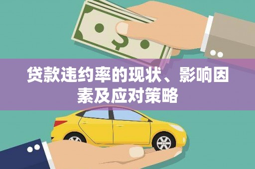 漯河贷款违约率的现状、影响因素及应对策略