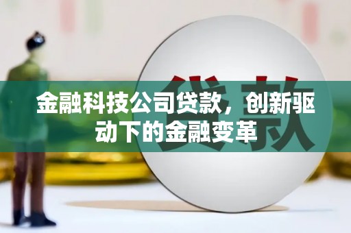 漯河金融科技公司贷款，创新驱动下的金融变革