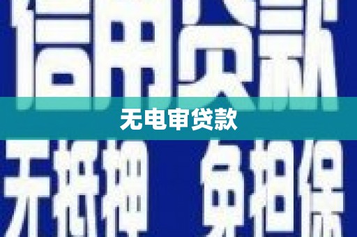 漯河无电审贷款