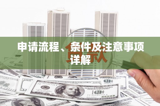 漯河申请流程、条件及注意事项详解