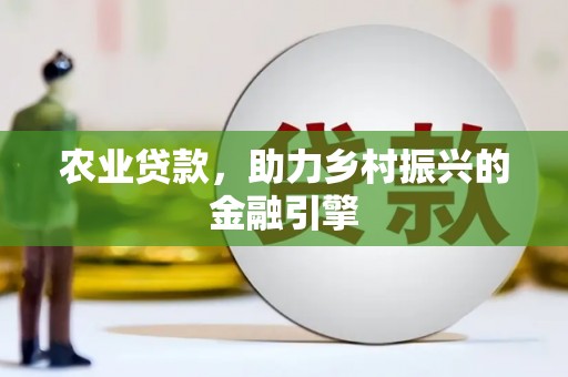 漯河农业贷款，助力乡村振兴的金融引擎