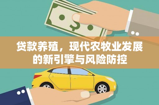 漯河贷款养殖，现代农牧业发展的新引擎与风险防控