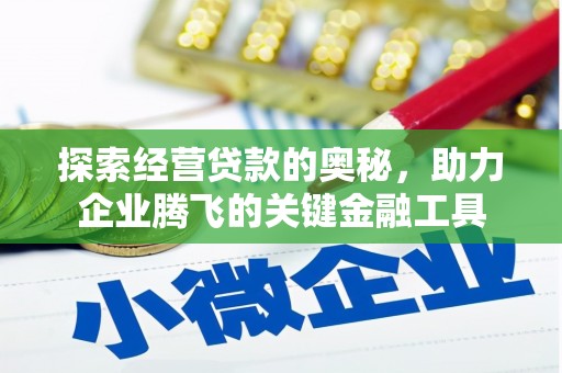 漯河探索经营贷款的奥秘，助力企业腾飞的关键金融工具