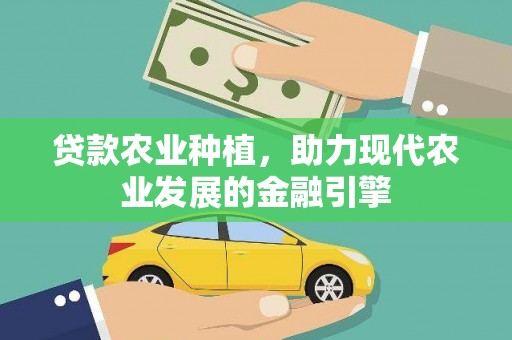 漯河贷款农业种植，助力现代农业发展的金融引擎
