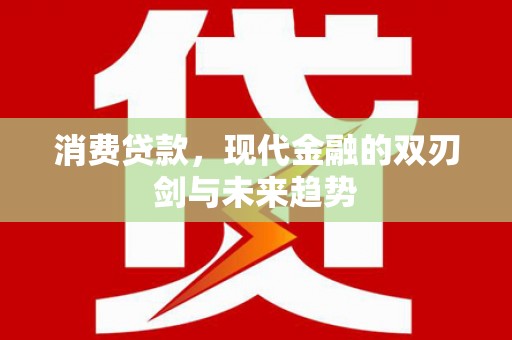 漯河消费贷款，现代金融的双刃剑与未来趋势