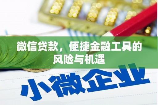 漯河微信贷款，便捷金融工具的风险与机遇