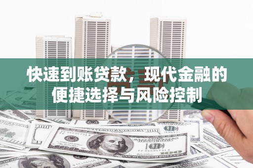 漯河快速到账贷款，现代金融的便捷选择与风险控制