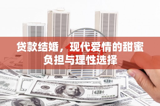 漯河贷款结婚，现代爱情的甜蜜负担与理性选择