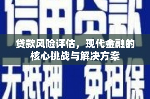 漯河贷款风险评估，现代金融的核心挑战与解决方案