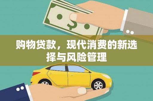 漯河购物贷款，现代消费的新选择与风险管理