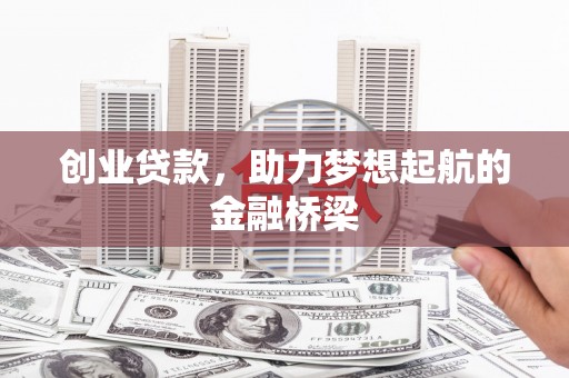 漯河创业贷款，助力梦想起航的金融桥梁