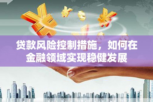 漯河贷款风险控制措施，如何在金融领域实现稳健发展