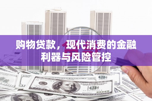 漯河购物贷款，现代消费的金融利器与风险管控