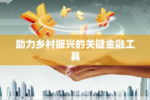 漯河助力乡村振兴的关键金融工具