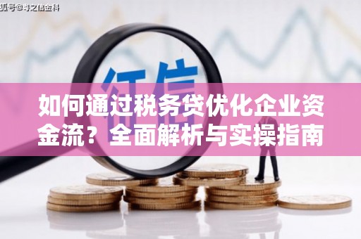 漯河如何通过税务贷优化企业资金流？全面解析与实操指南