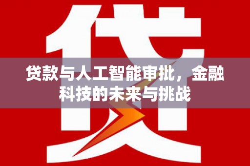 漯河贷款与人工智能审批，金融科技的未来与挑战