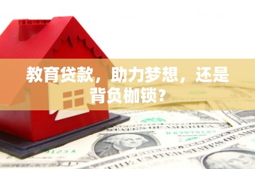 漯河教育贷款，助力梦想，还是背负枷锁？
