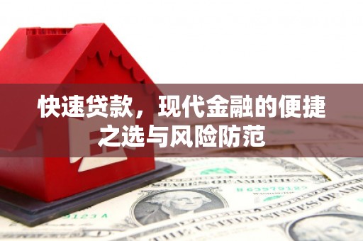 漯河快速贷款，现代金融的便捷之选与风险防范
