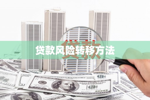 漯河贷款风险转移方法