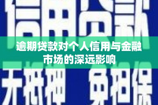 漯河逾期贷款对个人信用与金融市场的深远影响