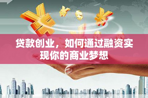 漯河贷款创业，如何通过融资实现你的商业梦想