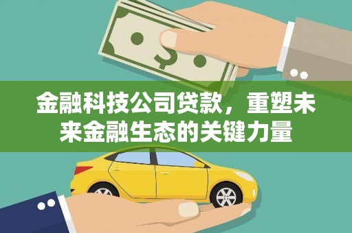 漯河金融科技公司贷款，重塑未来金融生态的关键力量