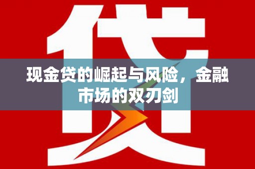 漯河现金贷的崛起与风险，金融市场的双刃剑