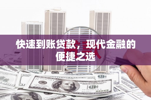 漯河快速到账贷款，现代金融的便捷之选