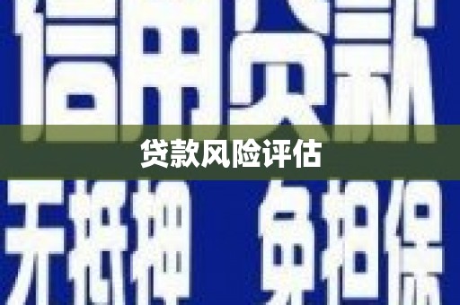 漯河贷款风险评估