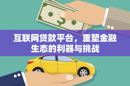 漯河互联网贷款平台，重塑金融生态的利器与挑战
