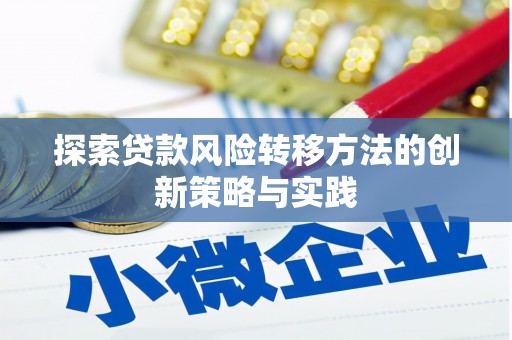 漯河探索贷款风险转移方法的创新策略与实践